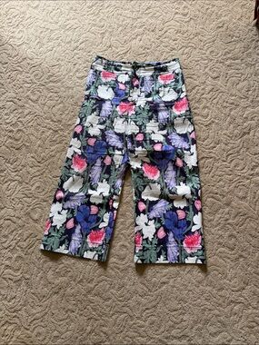 Maeve by Anthropolgie Colette pants- Cecilia Pettersson floral collab